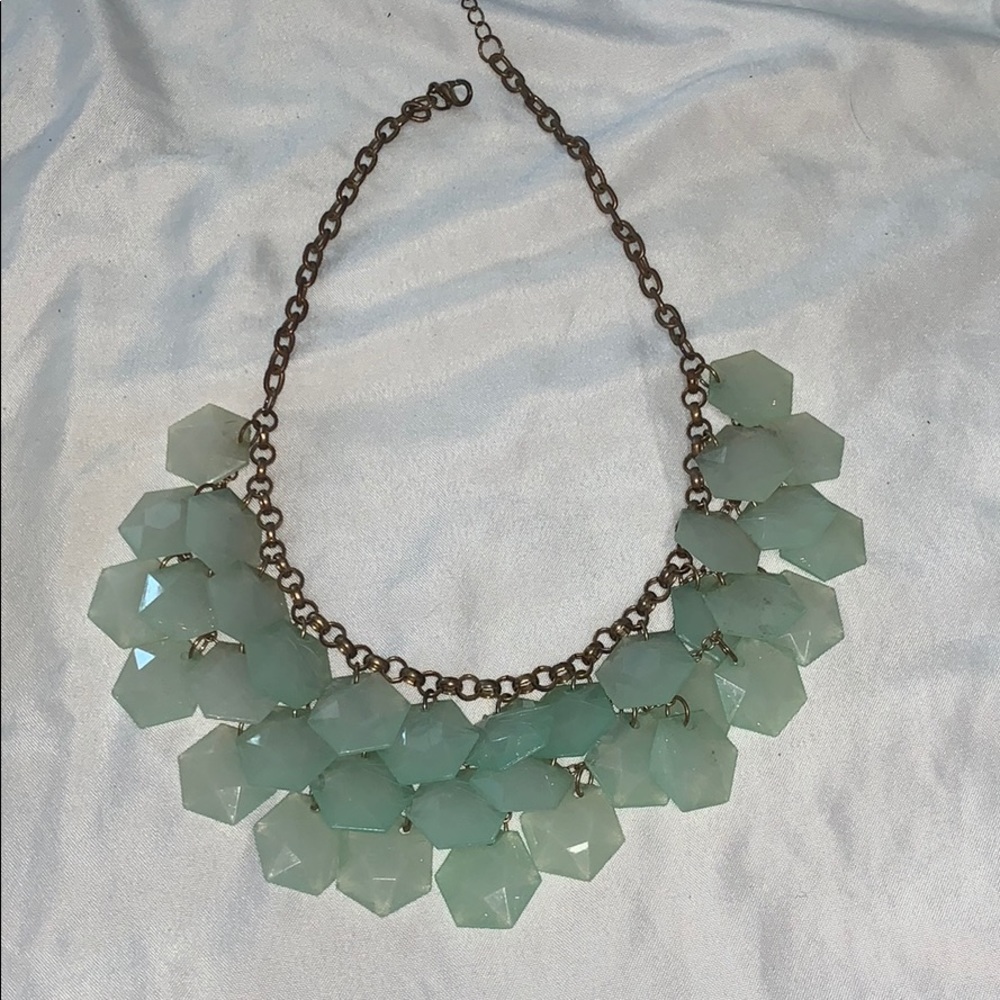 Beautiful Seafoam light green color necklace